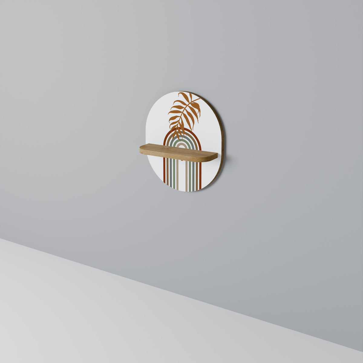 LEAF ON THE TOP Dekoratives Wandregal