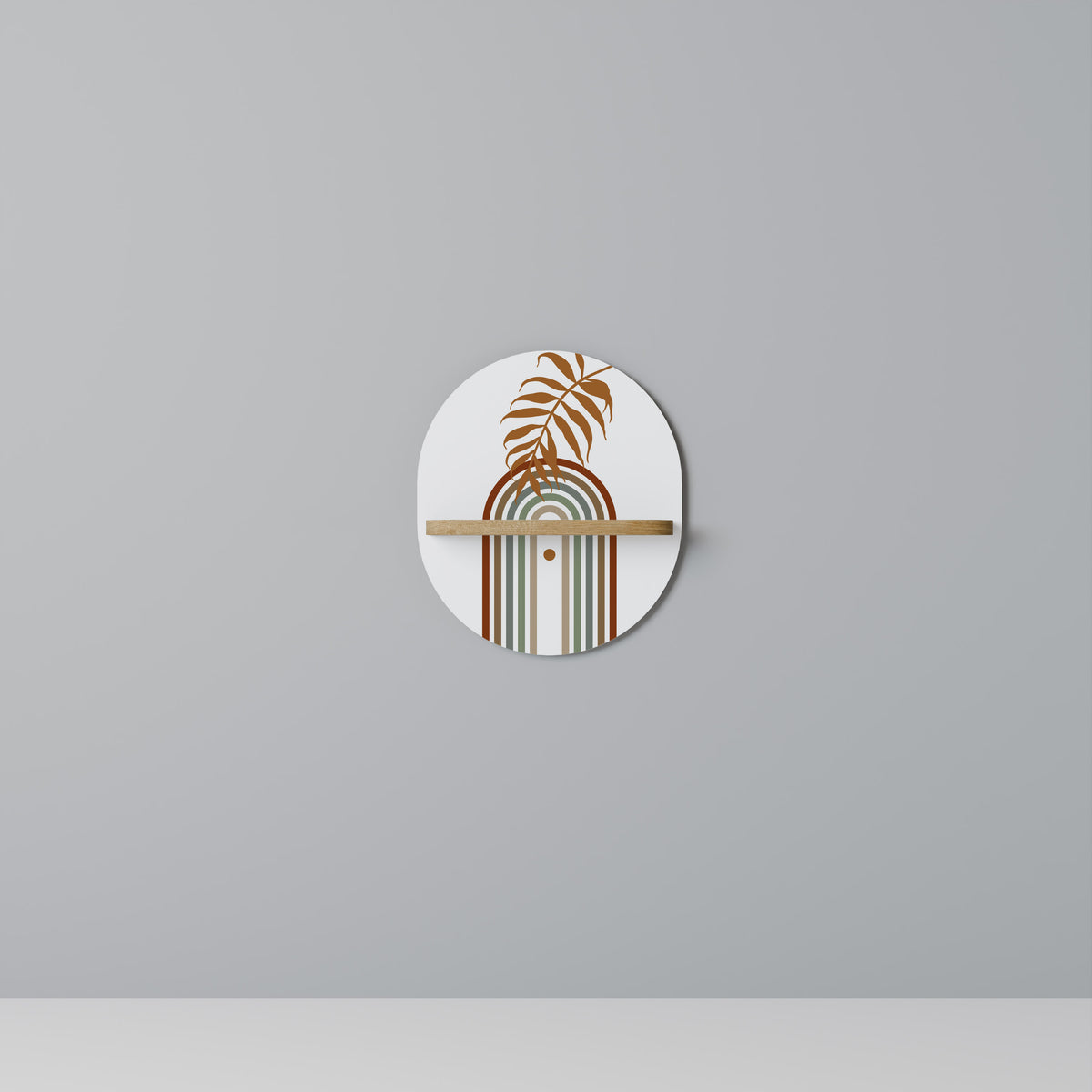 LEAF ON THE TOP Dekoratives Wandregal