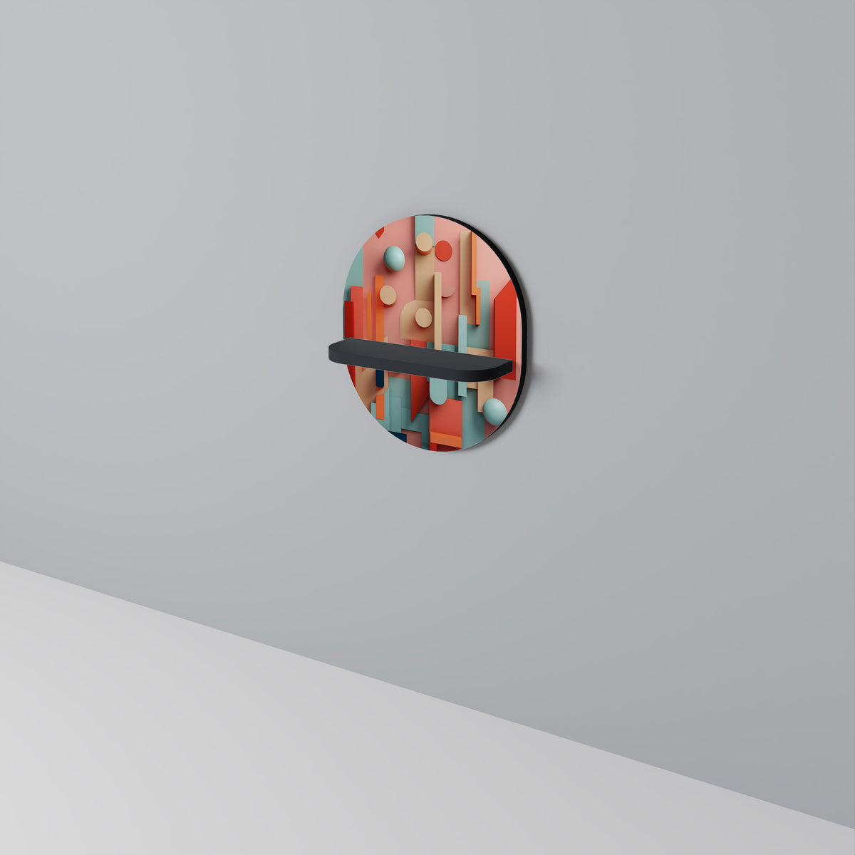 COLORBURST CONSTRUCT Dekoratives Wandregal