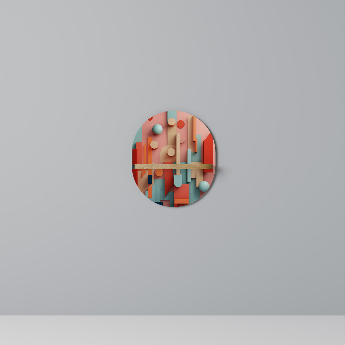 COLORBURST CONSTRUCT Dekoratives Wandregal