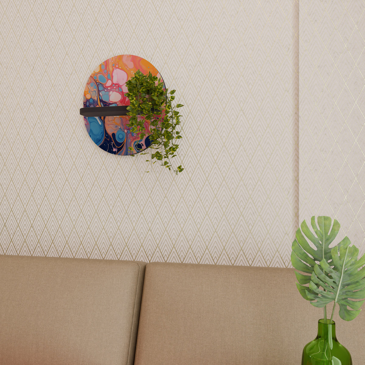 INKED ILLUSIONS Dekoratives Wandregal