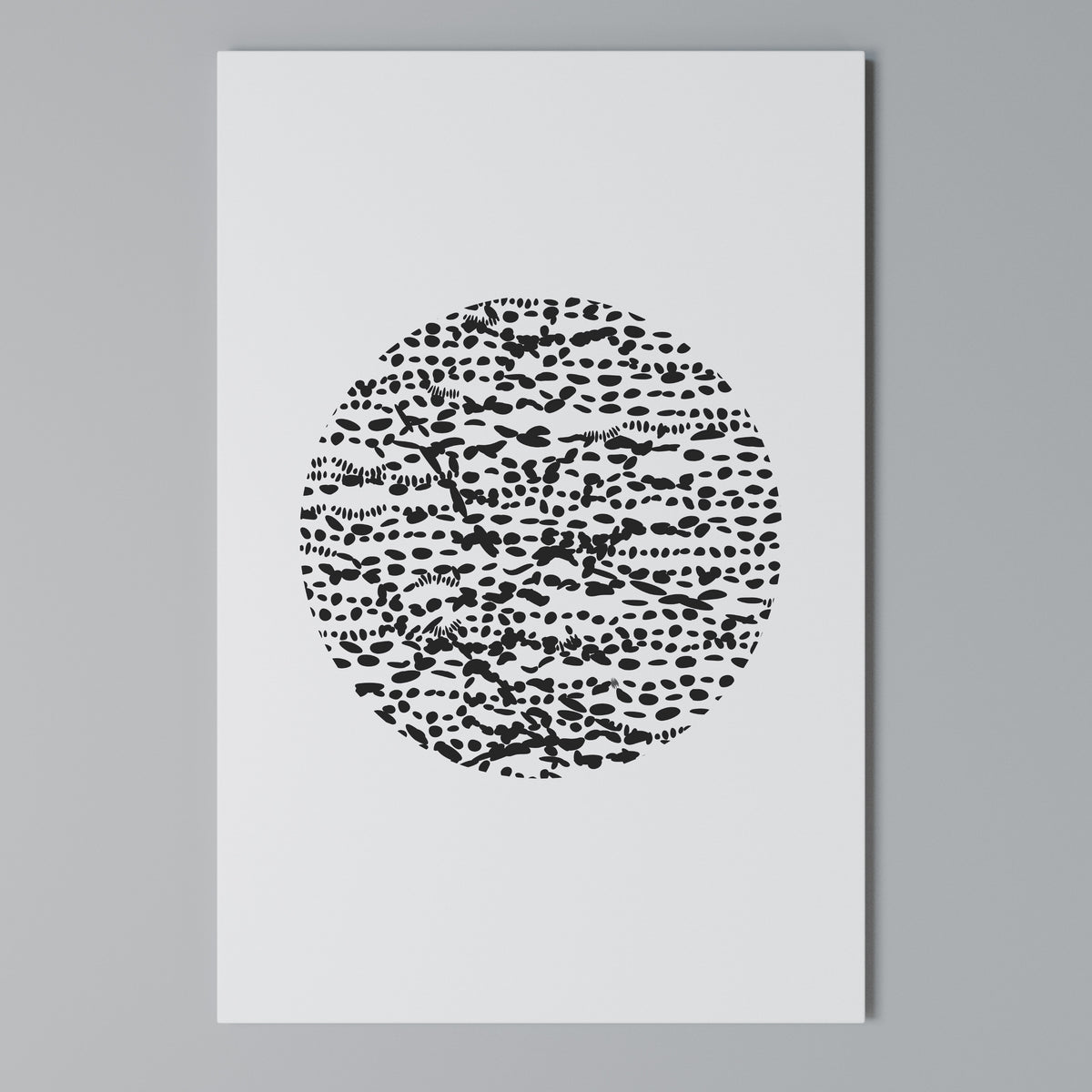 LUNAR LOOM Vertical Canvas Print