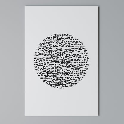 LUNAR LOOM Vertical Canvas Print