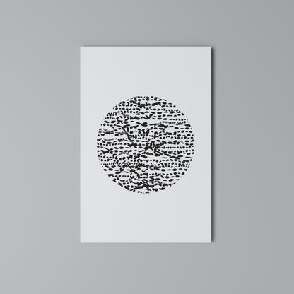 LUNAR LOOM Vertical Canvas Print