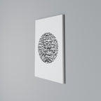LUNAR LOOM Vertical Canvas Print