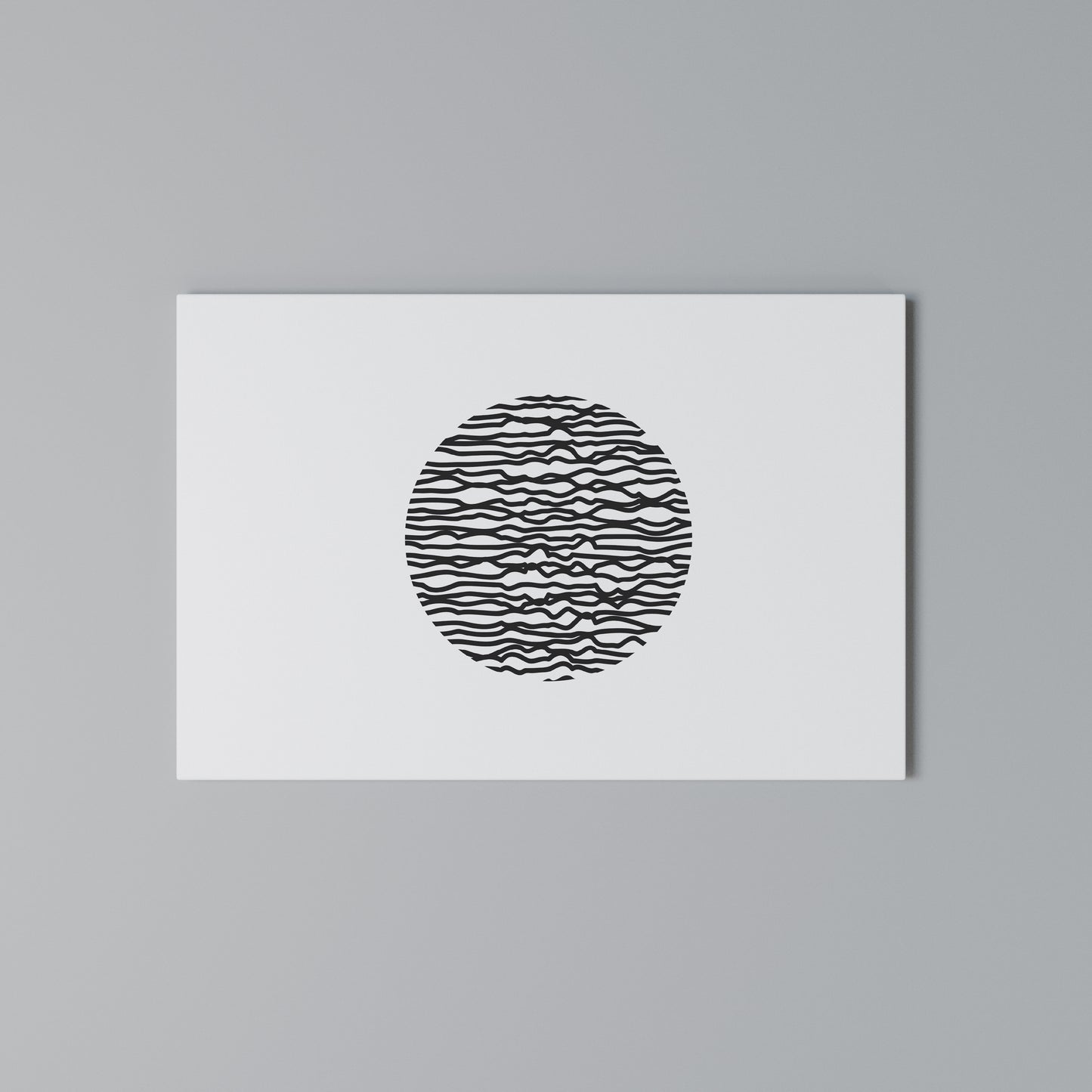 LUNA LINES Horizontal Canvas Print