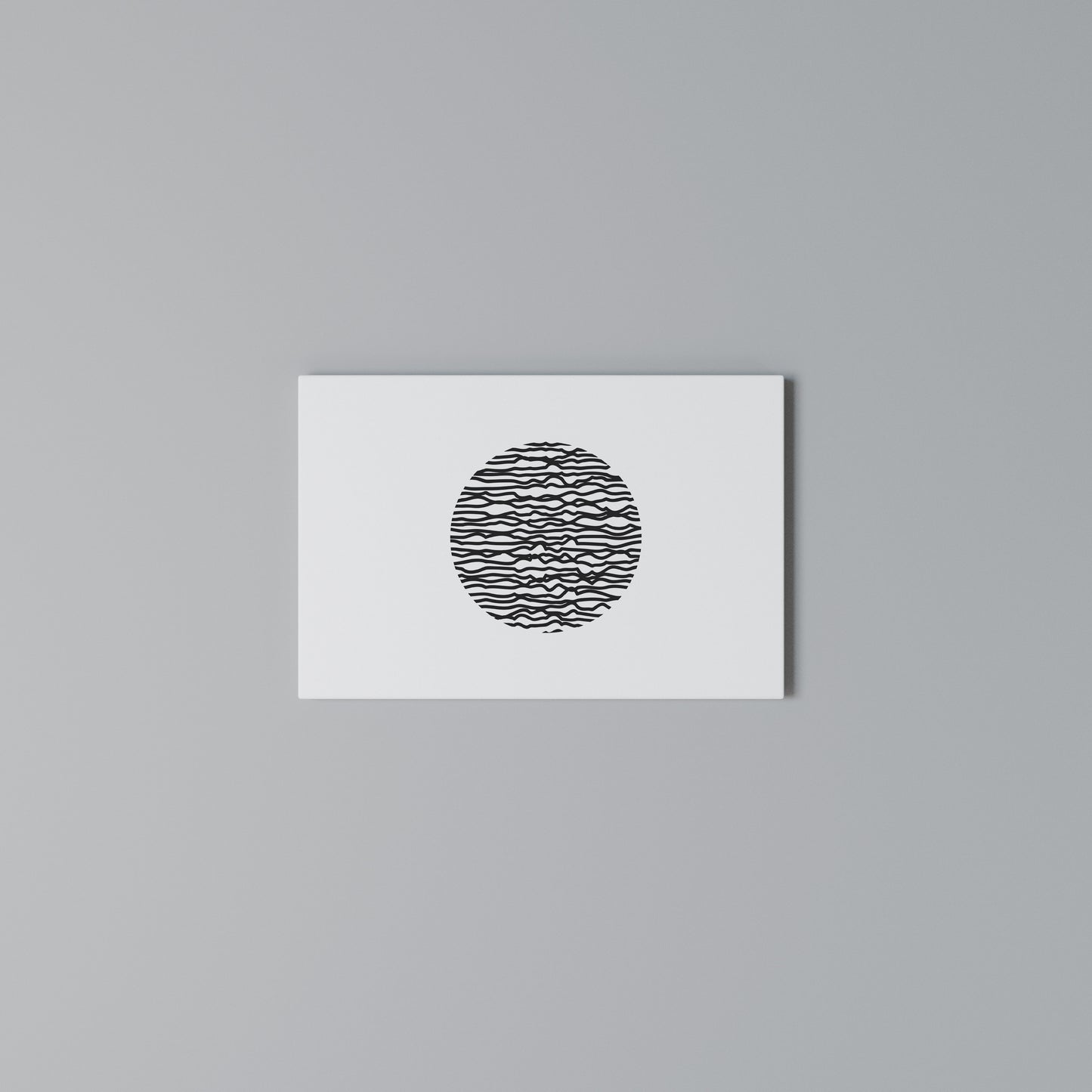 LUNA LINES Horizontal Canvas Print