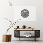 LUNA LINES Selbstklebendes Horizontal-Poster