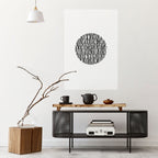 LUNA LINES Selbstklebendes Poster - Hochformat