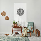 LUNA LINES Selbstklebendes Poster - Hochformat