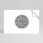 LUNA LINES Selbstklebendes Horizontal-Poster