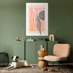 SUBLIME SYNTHESIS Selbstklebendes Poster - Hochformat