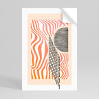 SUBLIME SYNTHESIS Selbstklebendes Poster - Hochformat