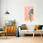 SUBLIME SYNTHESIS Selbstklebendes Poster - Hochformat