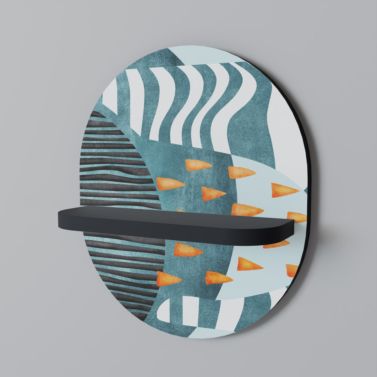 SHROUDED SHAPES Dekoratives Wandregal