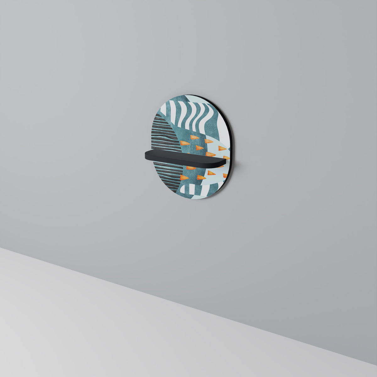 SHROUDED SHAPES Dekoratives Wandregal