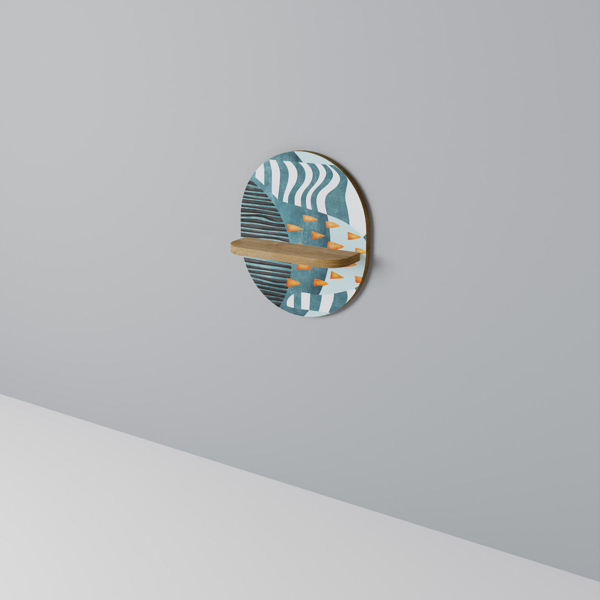 SHROUDED SHAPES Dekoratives Wandregal