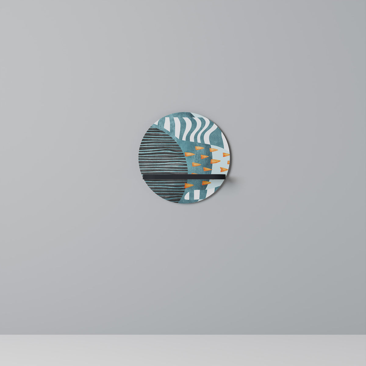 SHROUDED SHAPES Dekoratives Wandregal