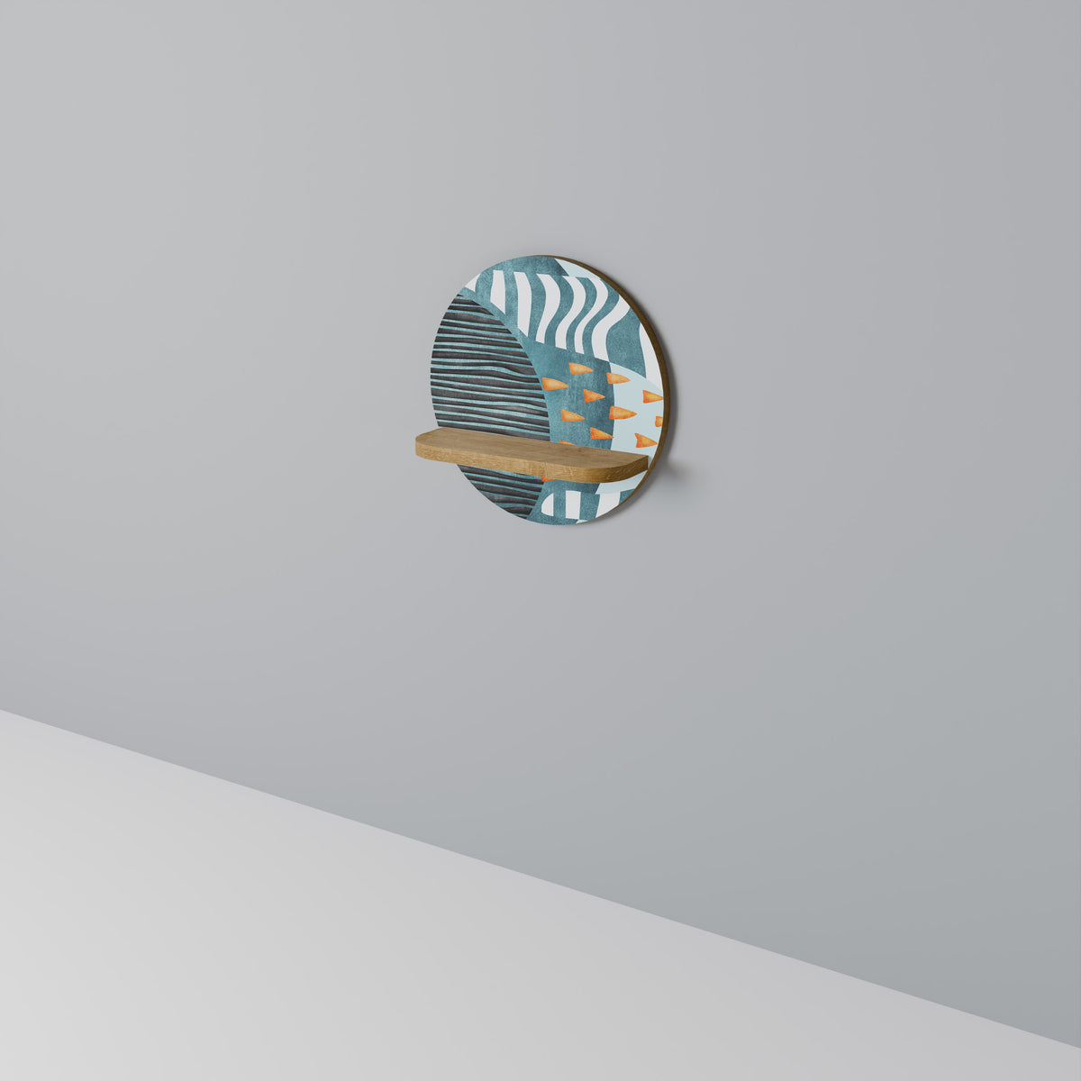 SHROUDED SHAPES Dekoratives Wandregal