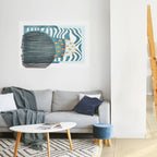 SHROUDED SHAPES Selbstklebendes Horizontal-Poster