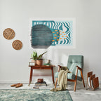 SHROUDED SHAPES Selbstklebendes Horizontal-Poster