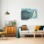 SHROUDED SHAPES Selbstklebendes Horizontal-Poster