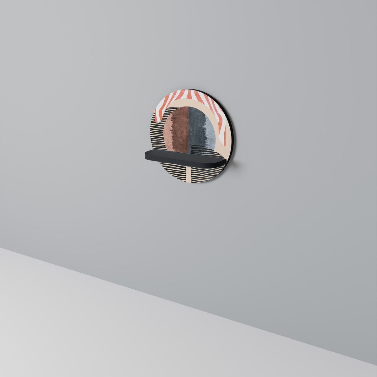 WHISPERS OF FORM Dekoratives Wandregal