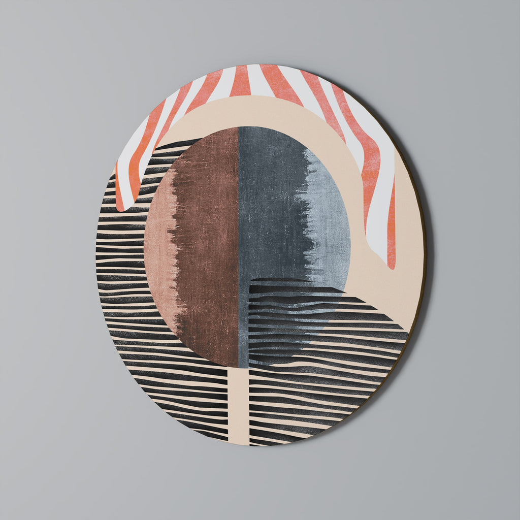 WHISPERS OF FORM Runde Wanddekoration Ø 69 cm