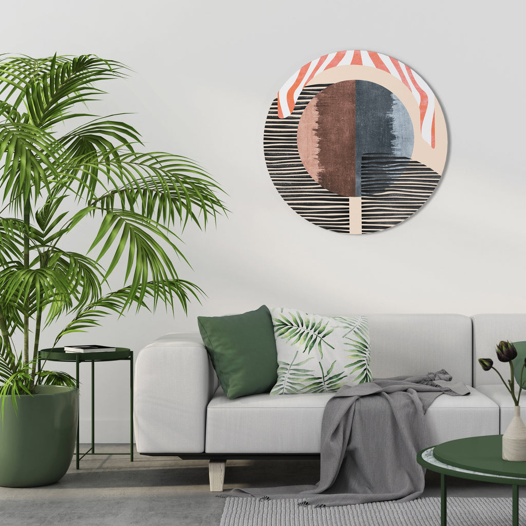 WHISPERS OF FORM Runde Wanddekoration Ø 69 cm