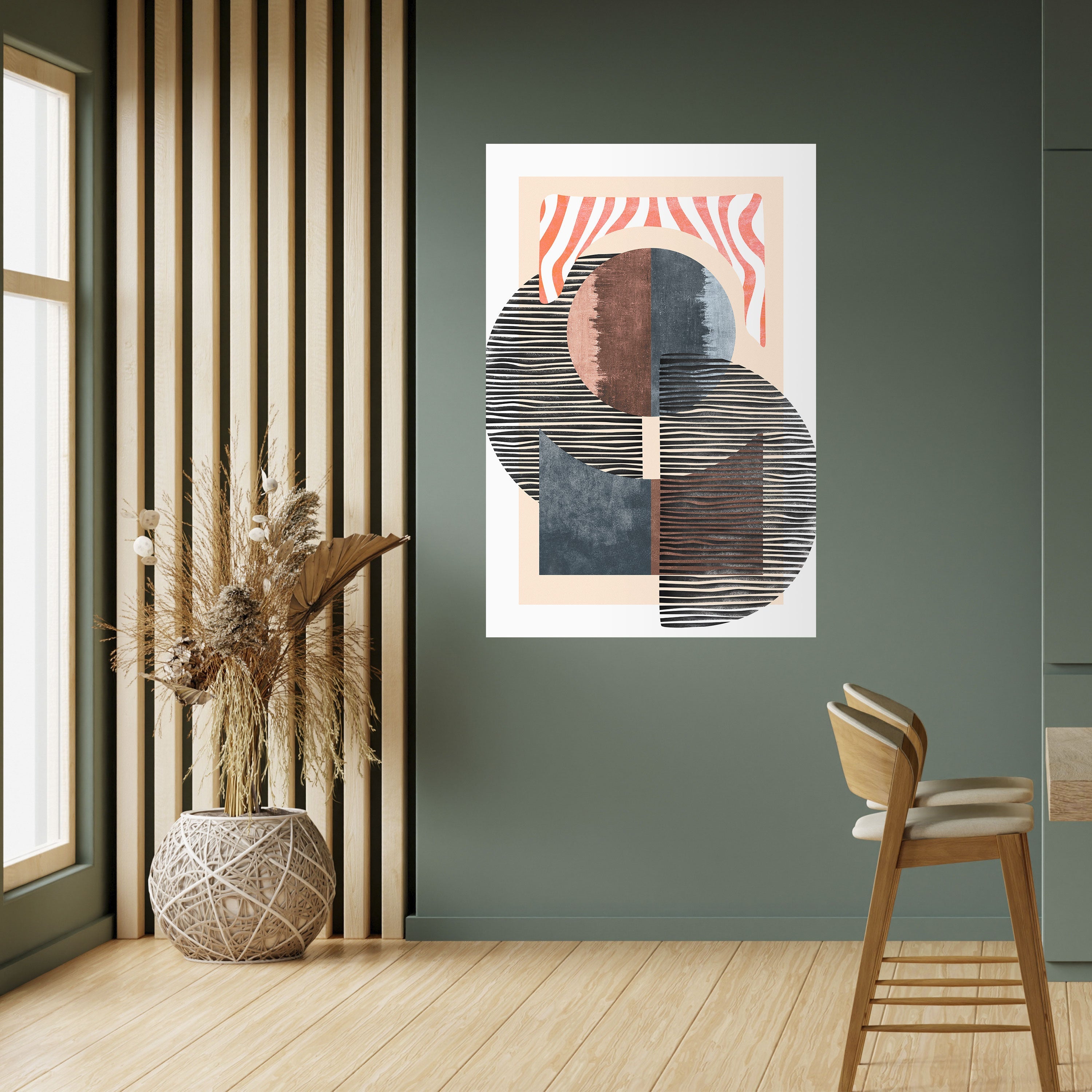 WHISPERS OF FORM Vertikales Poster zum Abziehen und Aufkleben