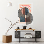 WHISPERS OF FORM Selbstklebendes Poster - Hochformat