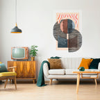 WHISPERS OF FORM Selbstklebendes Poster - Hochformat