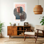 WHISPERS OF FORM Selbstklebendes Poster - Hochformat