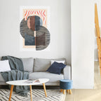 WHISPERS OF FORM Selbstklebendes Poster - Hochformat