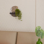 IMAGINARY RAIN Rundes Kunstregal in Schwarz