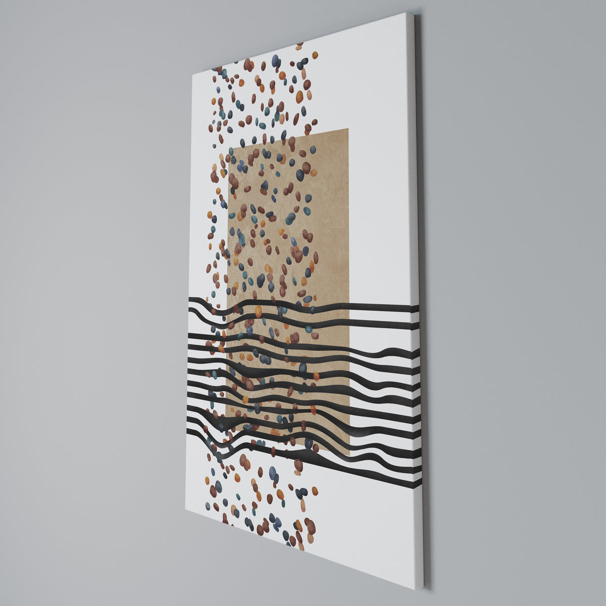 IMAGINARY RAIN Vertical Canvas Print