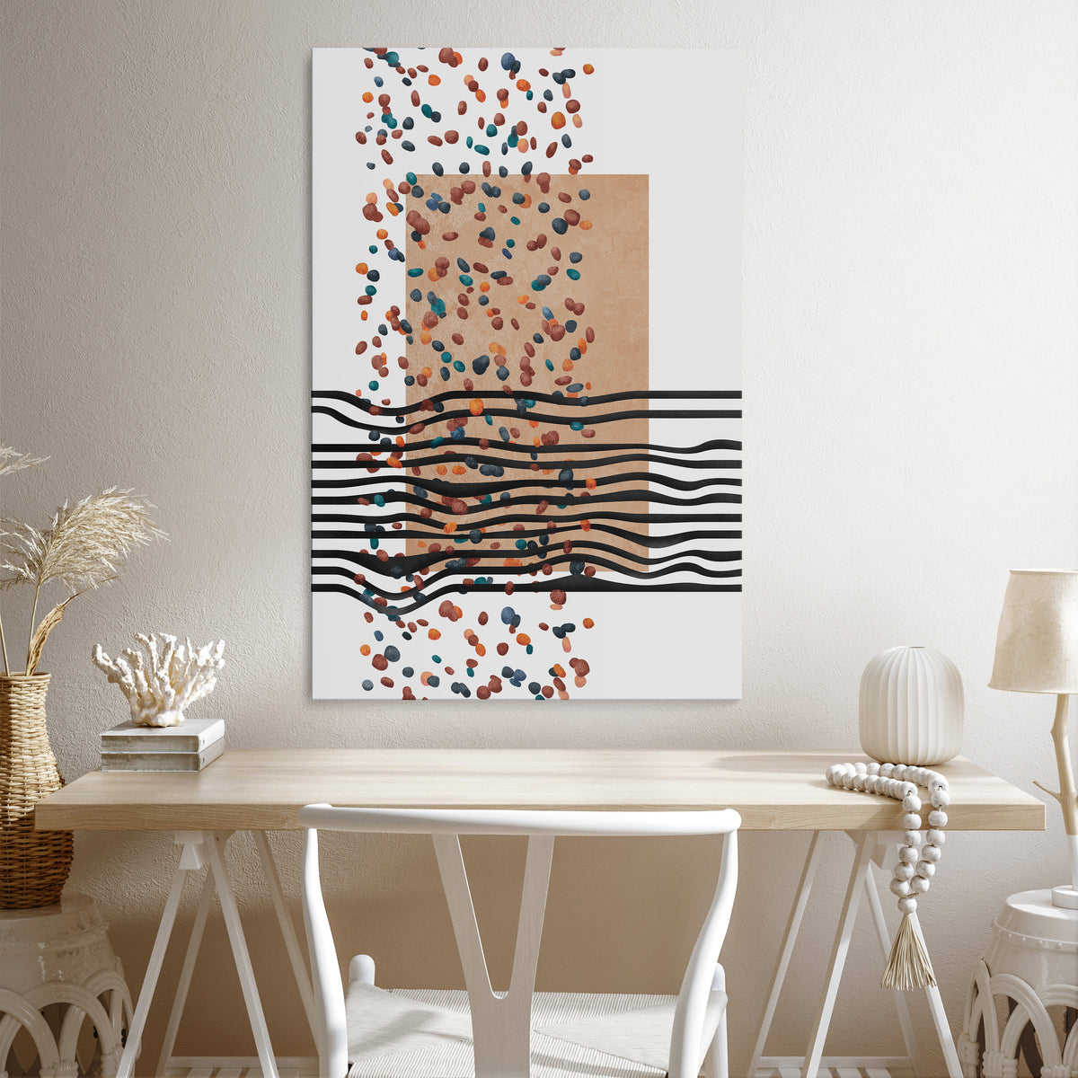 IMAGINARY RAIN Vertical Canvas Print