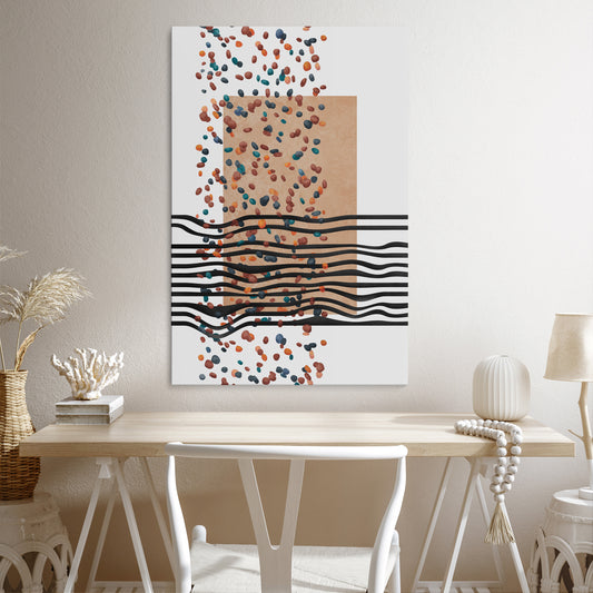 IMAGINARY RAIN Vertical Canvas Print
