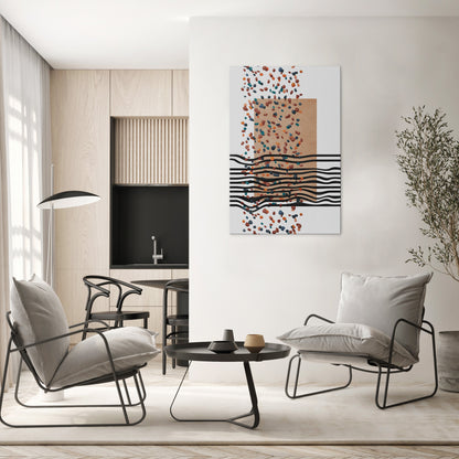 IMAGINARY RAIN Vertical Canvas Print