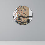 IMAGINARY RAIN Runde Wanddekoration Ø 69 cm