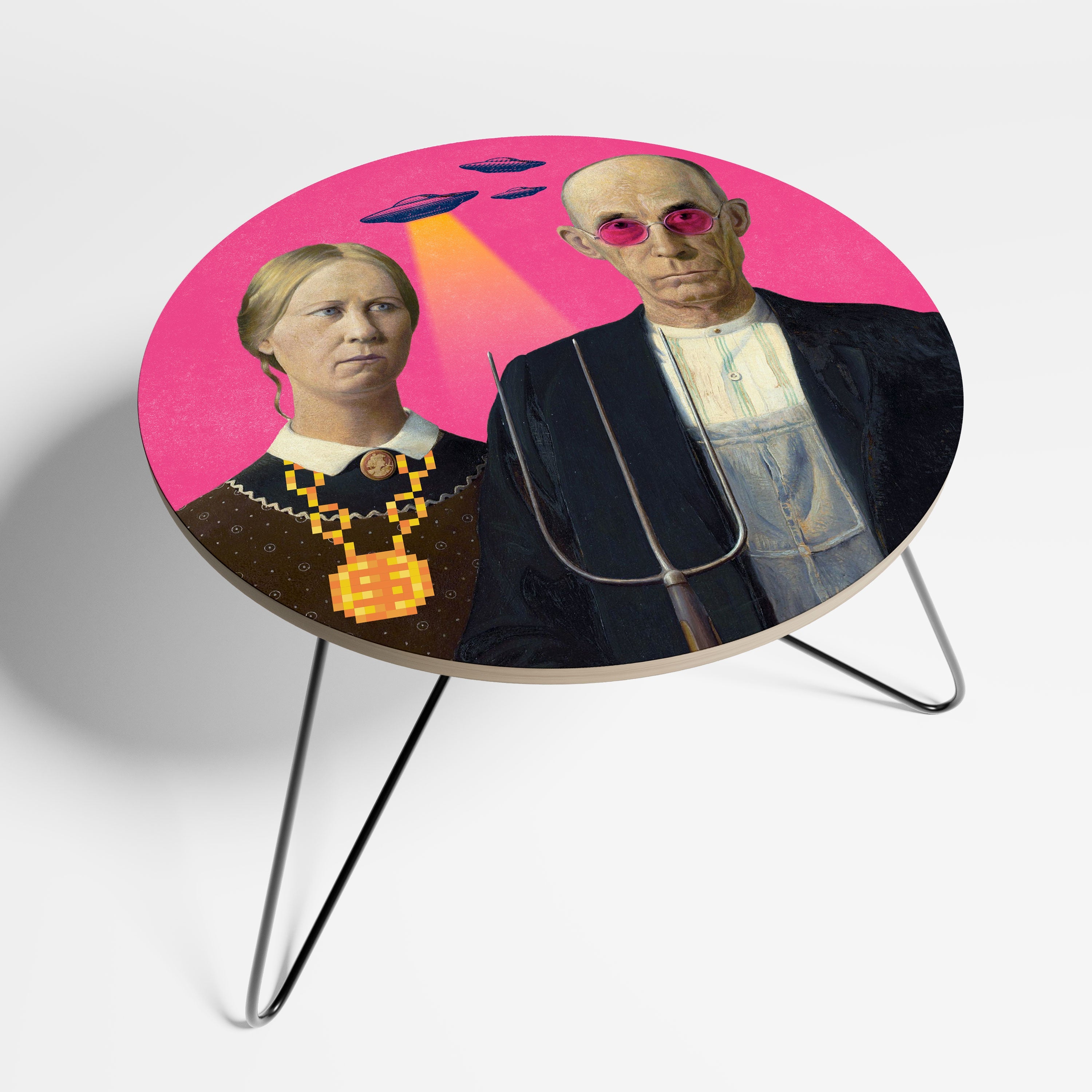 AMERICAN GOTHIC ALIEN Couchtisch 60