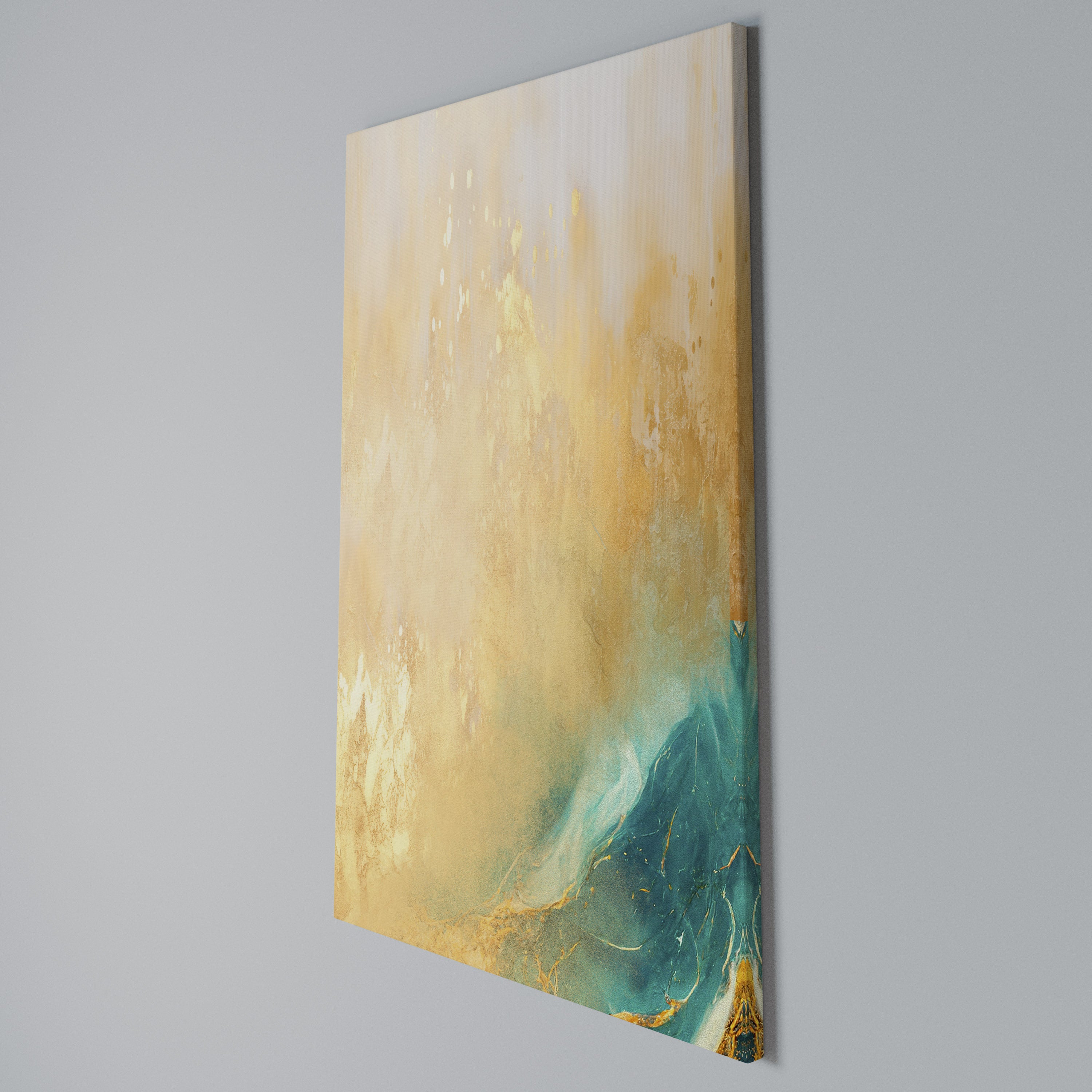 AZURE DREAMS Vertical Canvas Print