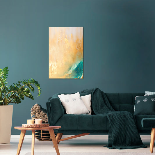 AZURE DREAMS Vertical Canvas Print