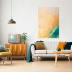 AZURE DREAMS Selbstklebendes Poster - Hochformat