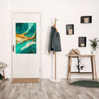 GILDED WHISPERS Selbstklebendes Poster - Hochformat