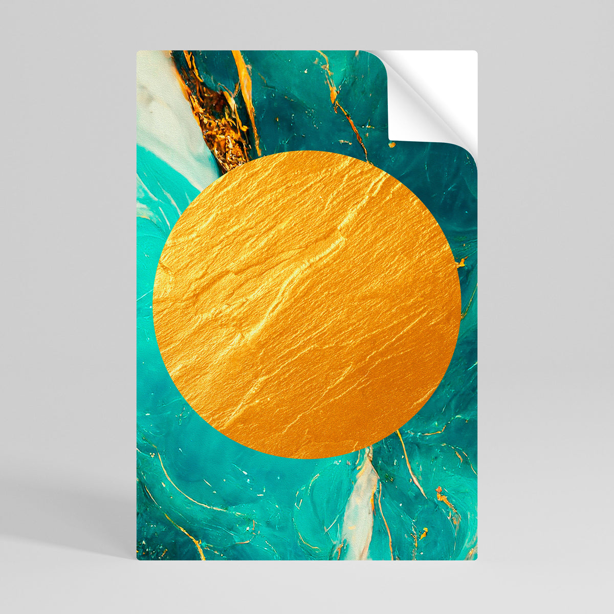 ETHEREAL AZURE Selbstklebendes Poster - Hochformat