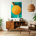 ETHEREAL AZURE Selbstklebendes Poster - Hochformat