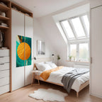 ETHEREAL AZURE Selbstklebendes Poster - Hochformat