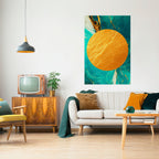 ETHEREAL AZURE Selbstklebendes Poster - Hochformat