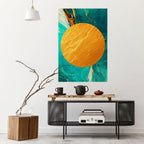 ETHEREAL AZURE Selbstklebendes Poster - Hochformat